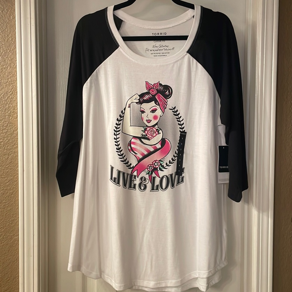 NWT Torrid Susan G Komen top 1X
